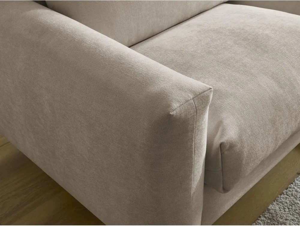 Szarobrązowa sofa do spania/rozkładana 220 cm Cocoone – Bobochic Paris