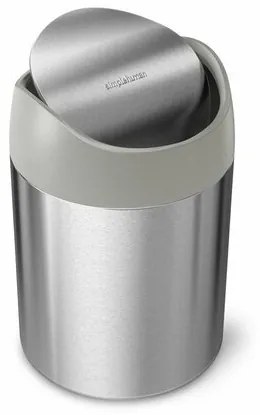Simplehuman Kosz na śmieci na stół MINI 1,5 l, stal nierdzewna