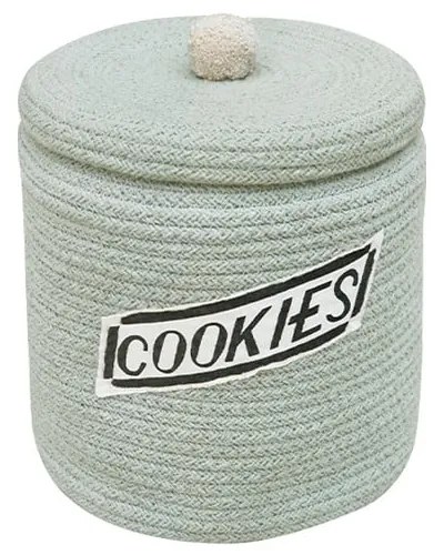 Jasnoniebieski tekstylny dziecięcy kosz na zabawki ø 20x26 cm Cookie Jar – Lorena Canals