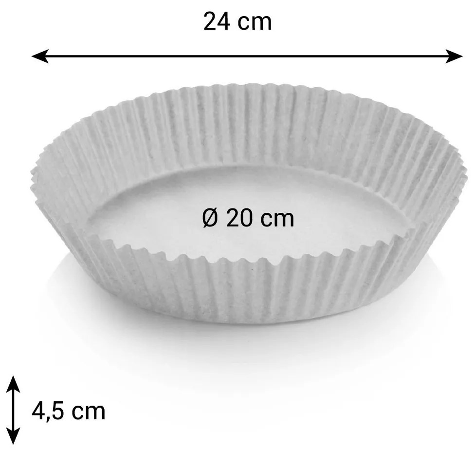 Tescoma Papierowa forma do smażenia okrągłaDELICIA, średnica 20 cm, 50 szt., śred. 20 cm