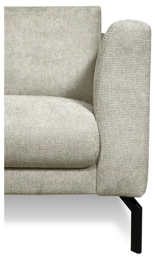 Beżowa sofa z tkaniny szenilowej 216 cm Gomero – Scandic