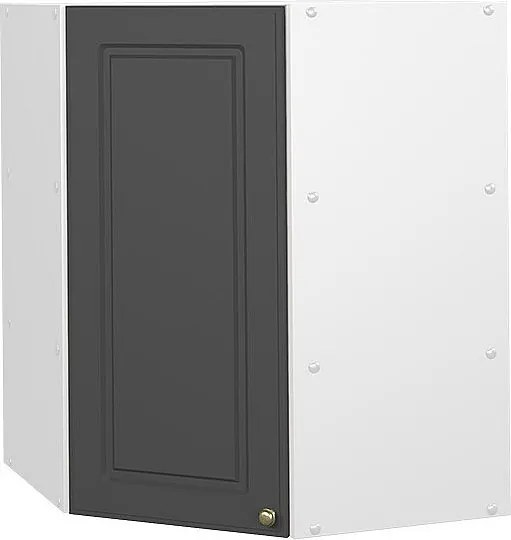 Szafka wisząca narożna antracytowo-złoty 57x34.1x72 fame-line