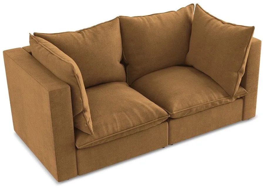 Sofa w kolorze terakoty 180 cm Manao – Makamii