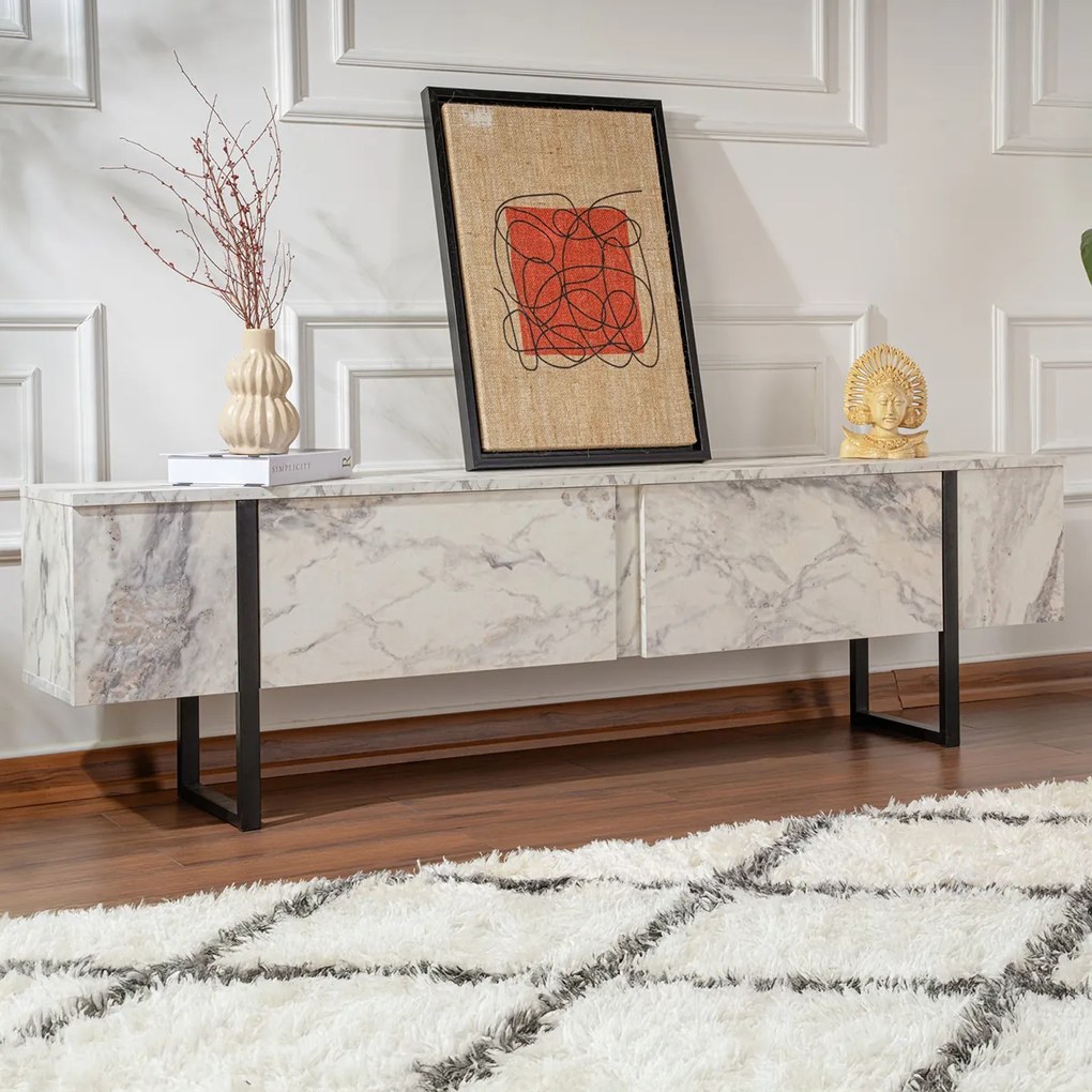 Stolik TV Serenity Fressia Marble