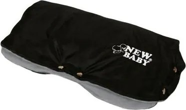 New Baby Polar rękawica na wózek, czarny - szary