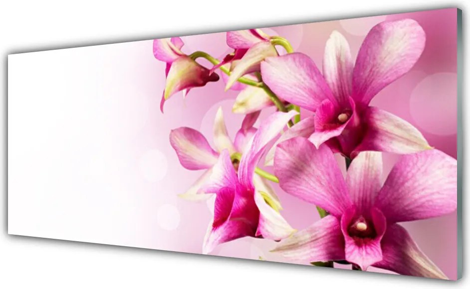 Dekor Szklany do Kuchni Wiosenna Świeżość Kwiatów