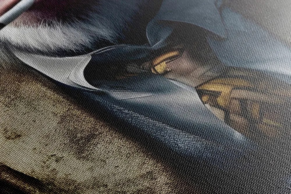 Obraz zwierzęcy gangster szympans