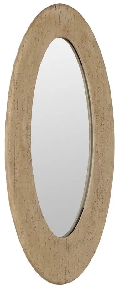 Lustro ścienne z kamienną ramą 60x120 cm Piedra – Ixia