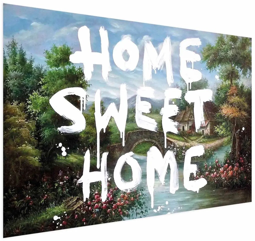 Plakat Wymarzony dom 90x60 cm bez ramy bez marginesu ARTGEIST B