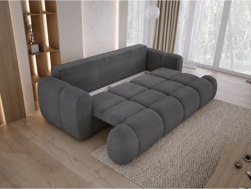 Sofa Kanapa BOMO 3 osobowa z funkcją spania i pojemnikiem w tkaninie EDEN 20 WERSAL
