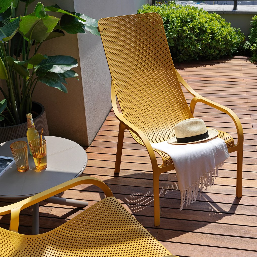 Fotel ogrodowy Net Lounge Senape NARDI