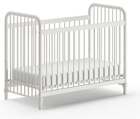 Białe metalowe łóżeczko 60x120 cm BRONXX – Vipack