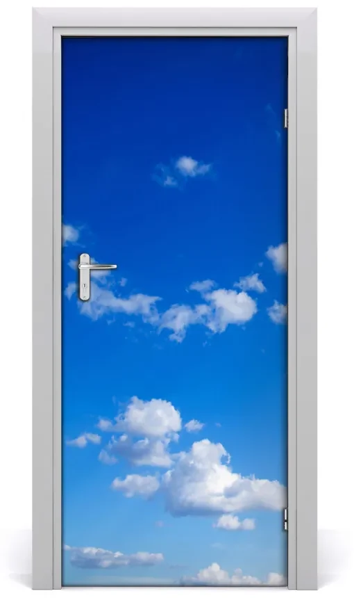 Naklejka fototapeta na drzwi Chmury na niebie