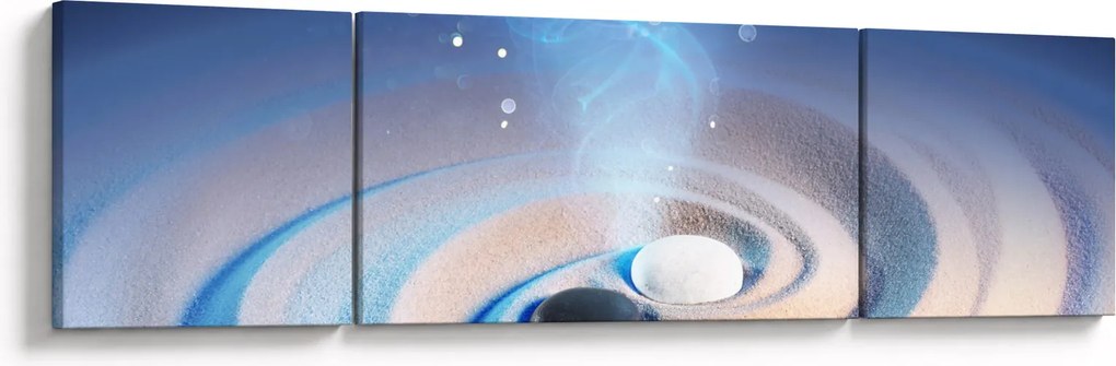Obraz - Eteryczny yin-yang (170x50 cm)