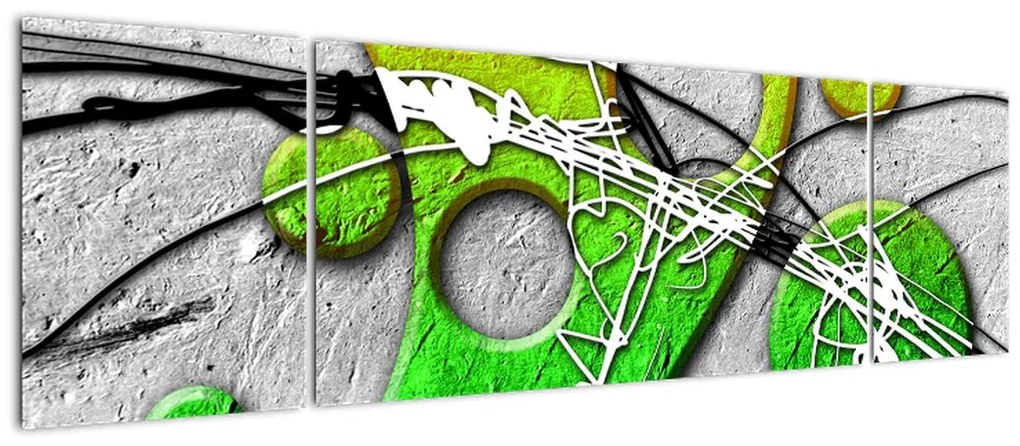 Abstrakcyjny obraz (170x50 cm)