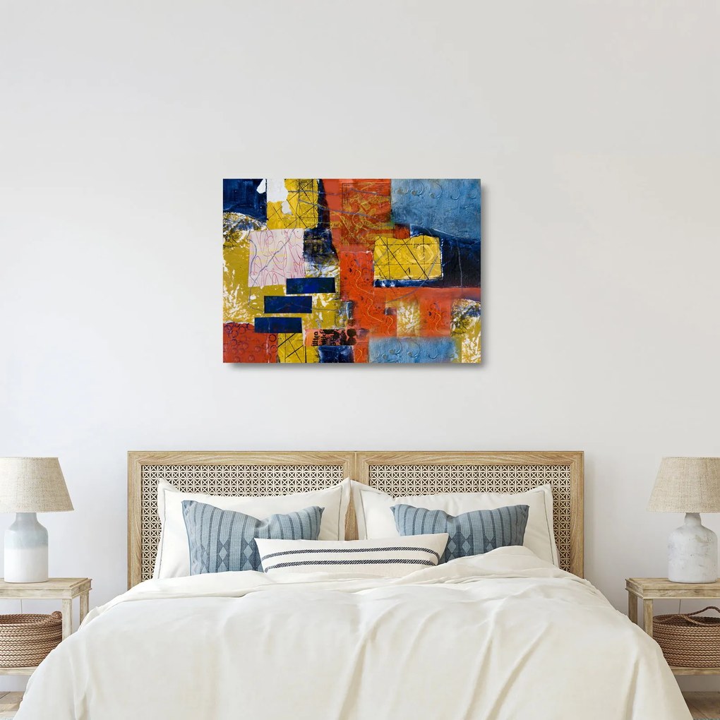 Obraz na szkle - Abstrakcja (70x50 cm)
