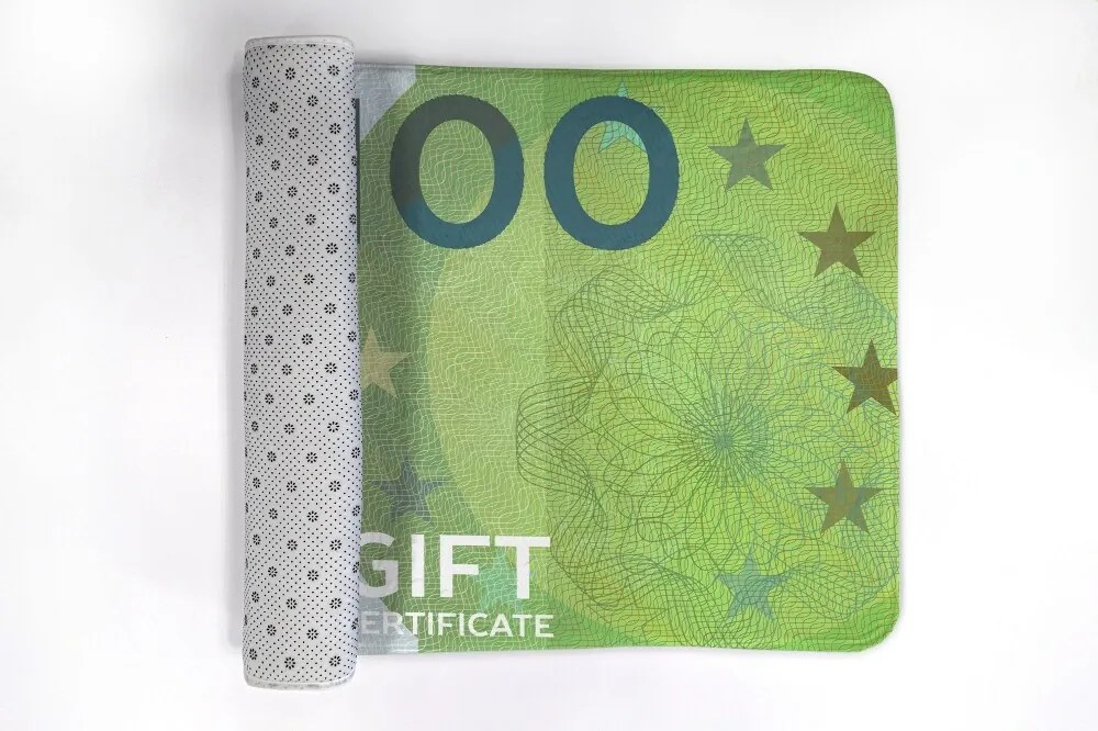 Dywanik łazienkowy antypoślizgowy Dywanik łazienkowy antypoślizgowy Banknot Euro Pieniądz