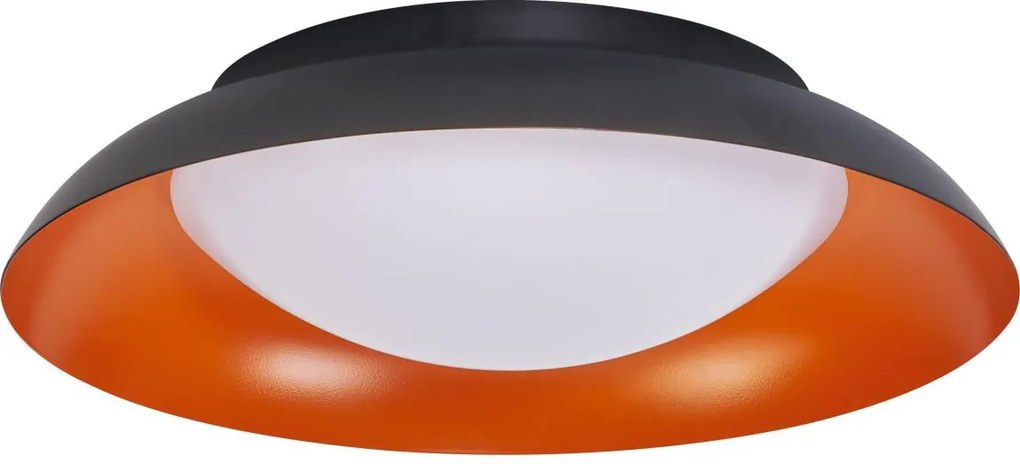 Osram - ściemnialny plafon sufitowy ORBIS PLATE LED/35W/230V Ø43 cm pomarańczowy/czarny