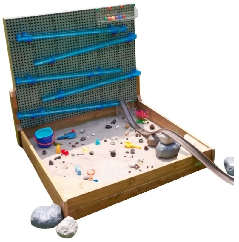 Masterkidz zestaw xxl stem wall 2w1 tablica kreatywna z piaskownicą