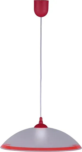 Biało-czerwona kuchenna lampa wisząca - S563-Toba