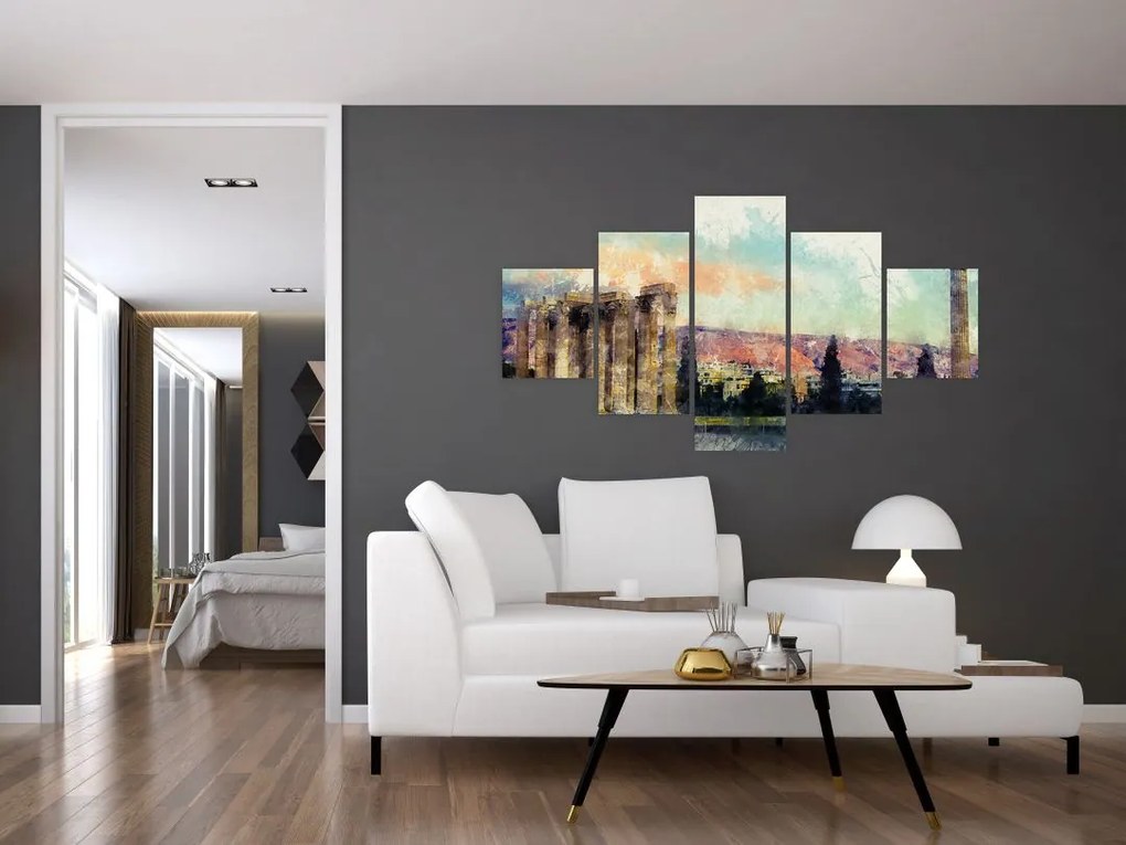 Obraz - Akropol, Ateny, Grecja (125x70 cm)