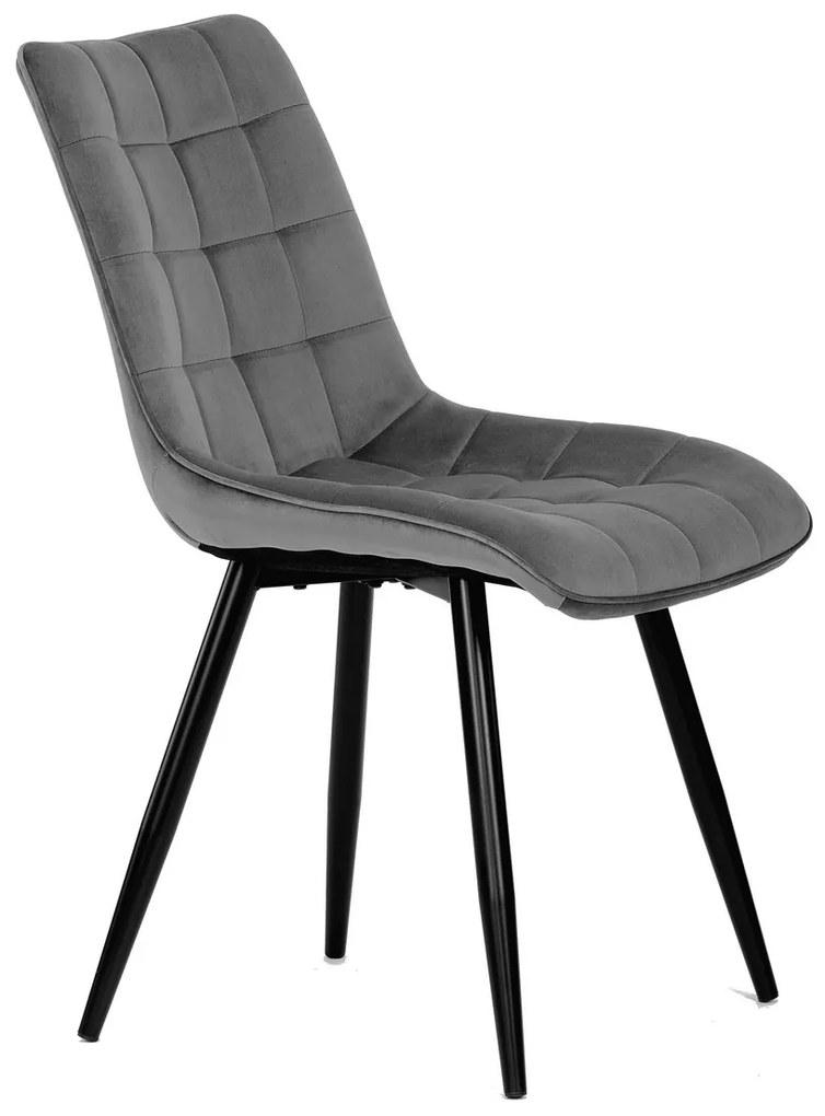 Zestaw krzeseł do jadalni CT-384 GREY4, 4 szt.