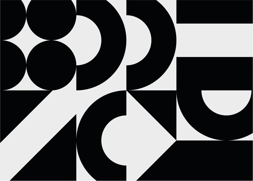 Obraz - Abstrakcja geometryczna N⁰2 (70x50 cm)
