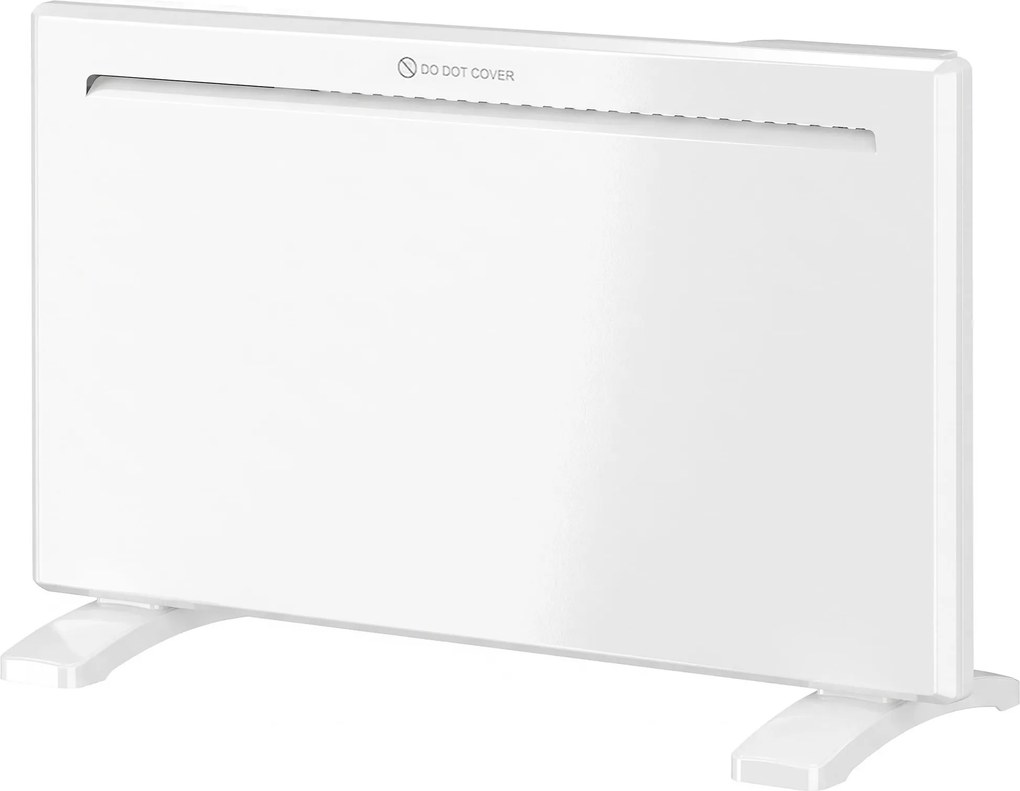 HOMCOM Inteligentny panel grzewczy 1500 W, wolnostojący/montaż ścienny, ogrzewanie elektryczne z 7-dniowym timerem, wykrywanie otwartego okna, ochrona przed mrozem, biały | Aosom PL