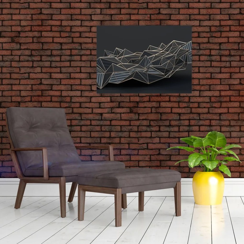 Obraz na szkle abstrakcji (70x50 cm)