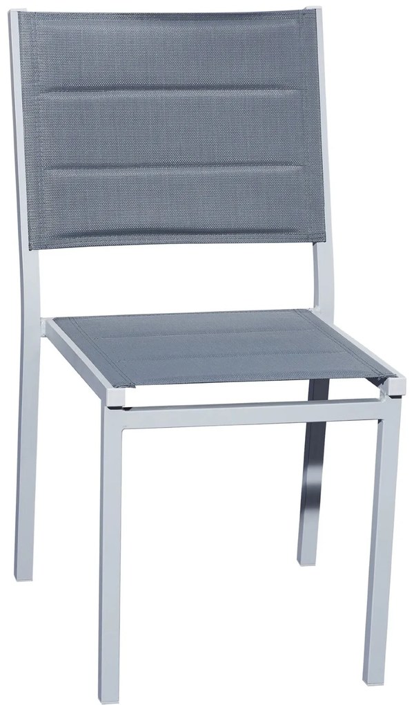 Krzesło ogrodowe DIVERSO aluminium bez podłokietników outlet