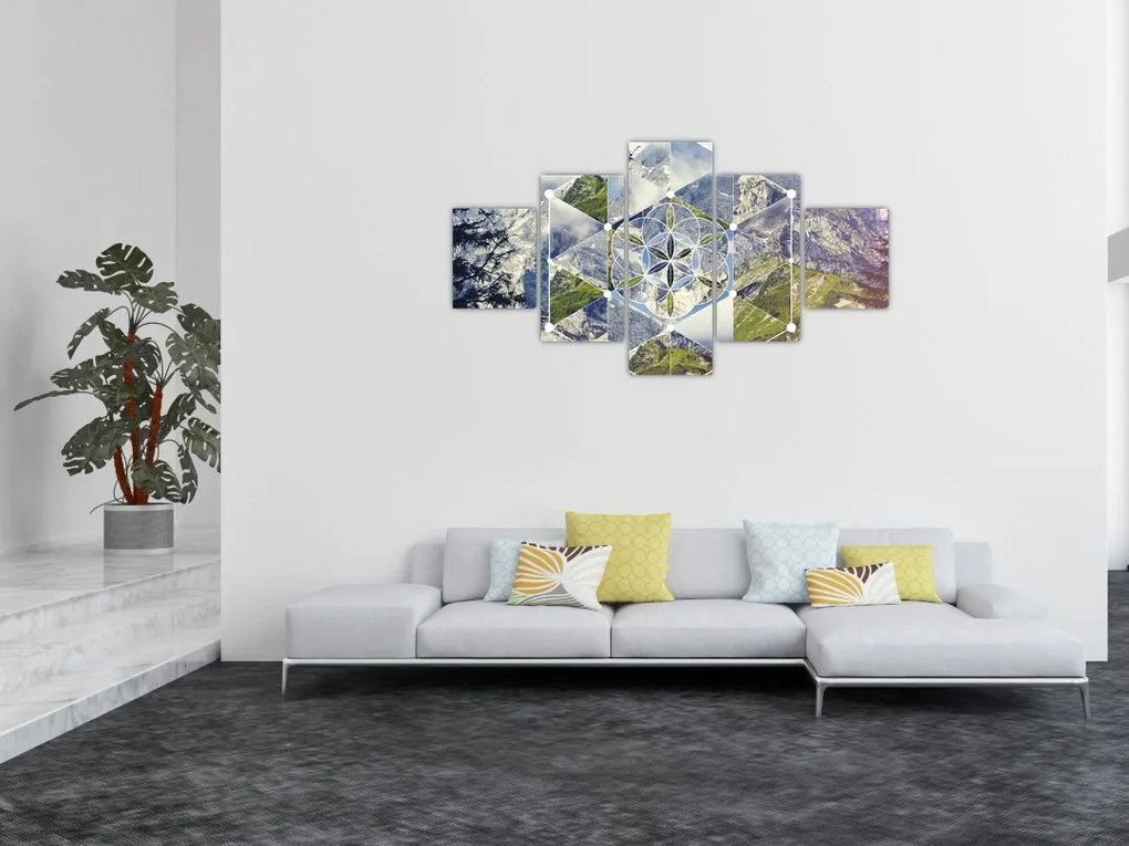 Obraz - Figura geometryczna (125x70 cm)