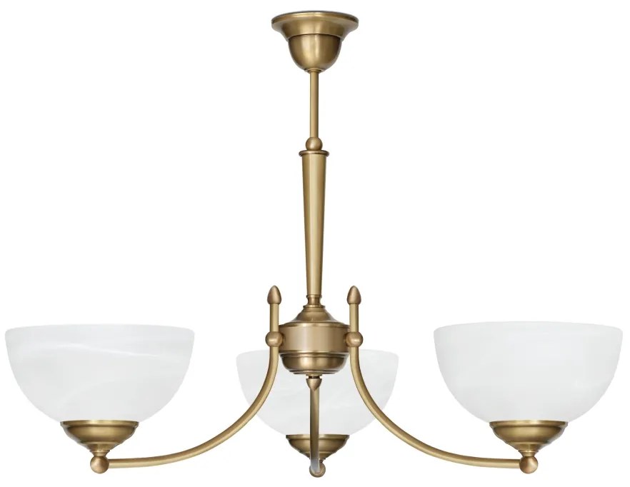 Stylowy złoty żyrandol mosiężny Y-S3AC