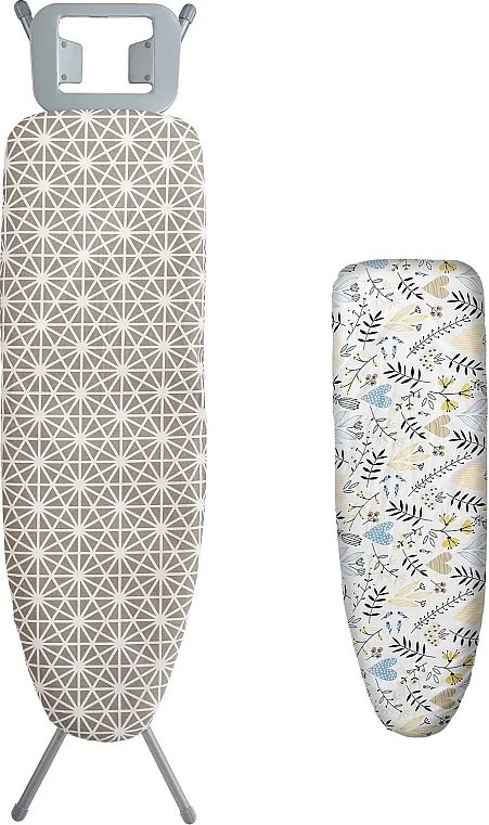 Deska do Prasowania SucceBuy Duża Powierzchnia do Prasowania 129,5 x 33 Cm 4-Warstwowa Deska do Prasowania