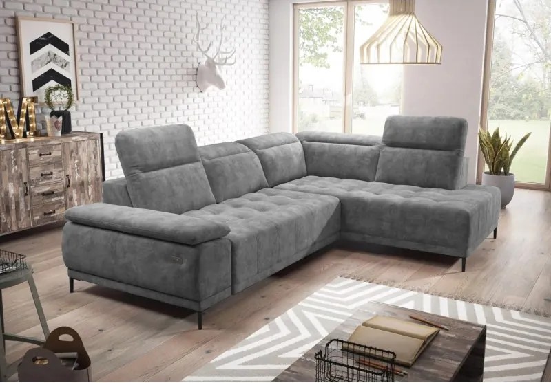 Narożnik FOCUS L z elektryczną regulacją siedziska WERSAL