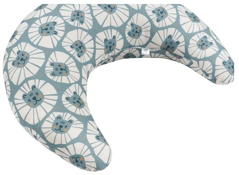 Niebieska poduszka do karmienia Denim Lions – Malomi Kids