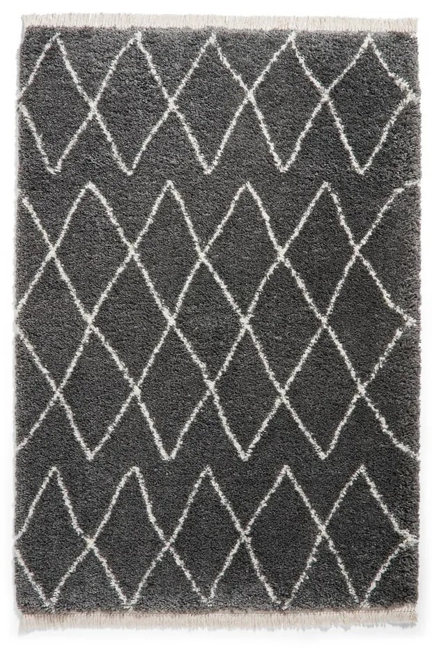 Ciemnoszary dywan 120x170 cm Boho – Think Rugs