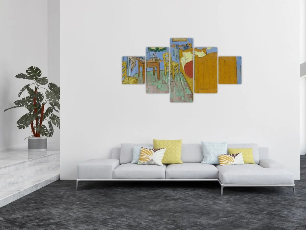Obraz - Vincent van Gogh, The Bedroom, reprodukcje (125x70 cm)