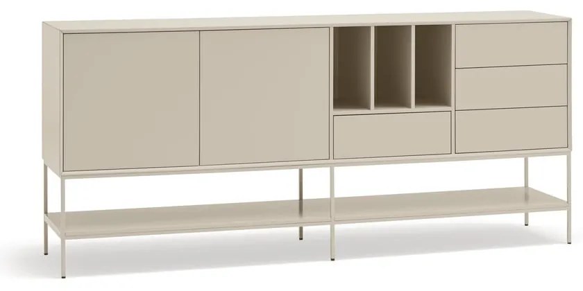 Kremowa komoda 220x98x45 cm Platt – Teulat