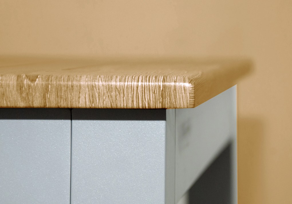 Doppler EXPERT WOOD - ogrodowy rozkładany aluminiowy stół 150/210 x 90 x 75 cm - Towar z drobną wadą (N593)