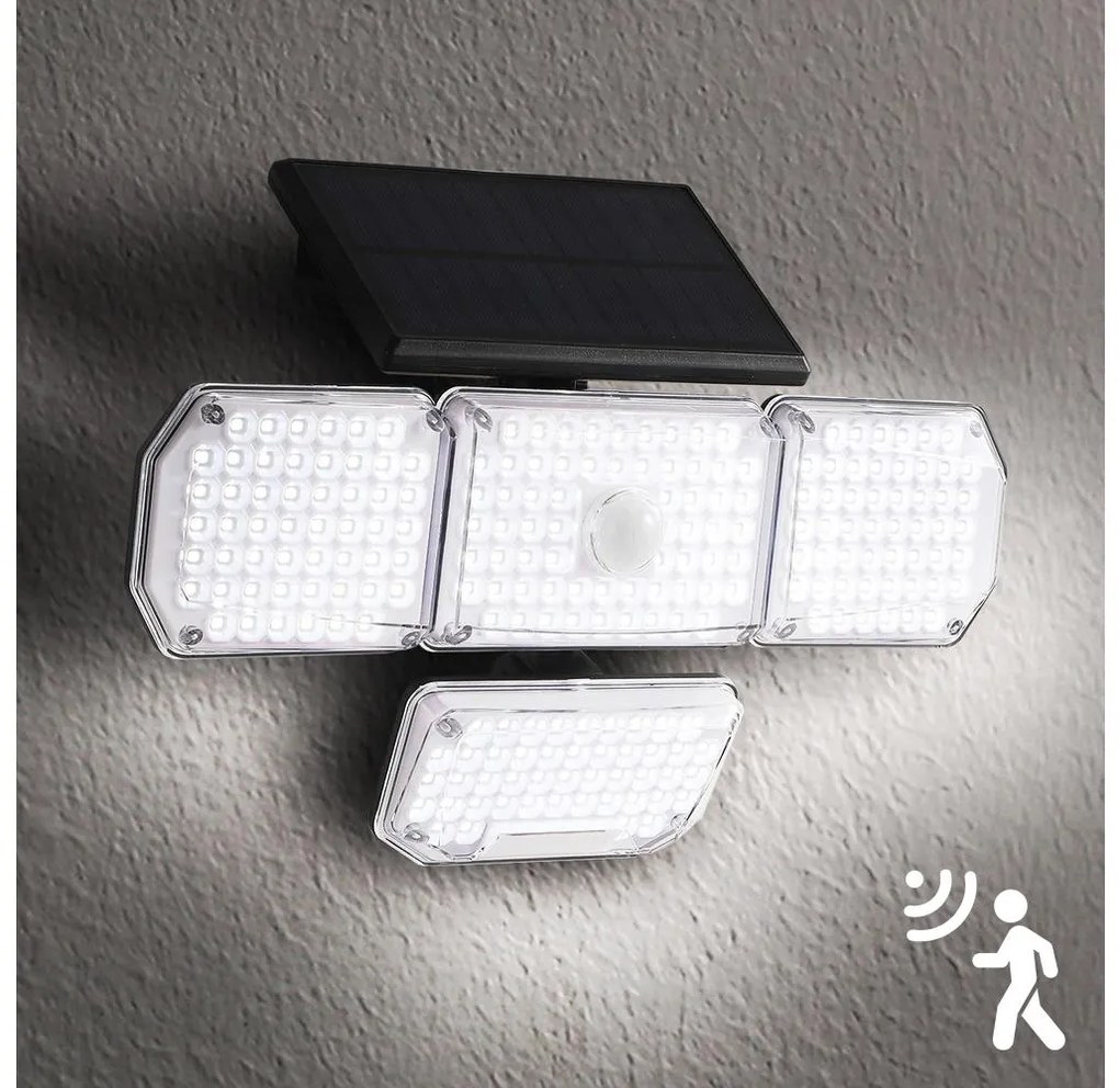 Brilagi - LED solarny kinkiet WALLIE LED/5W/5,5V IP65 z czujnikiem