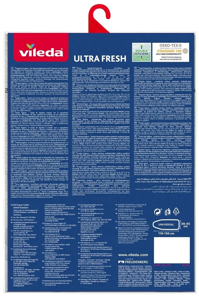 Vileda Ultra Fresh Pokrowiec na deskę do  prasowania