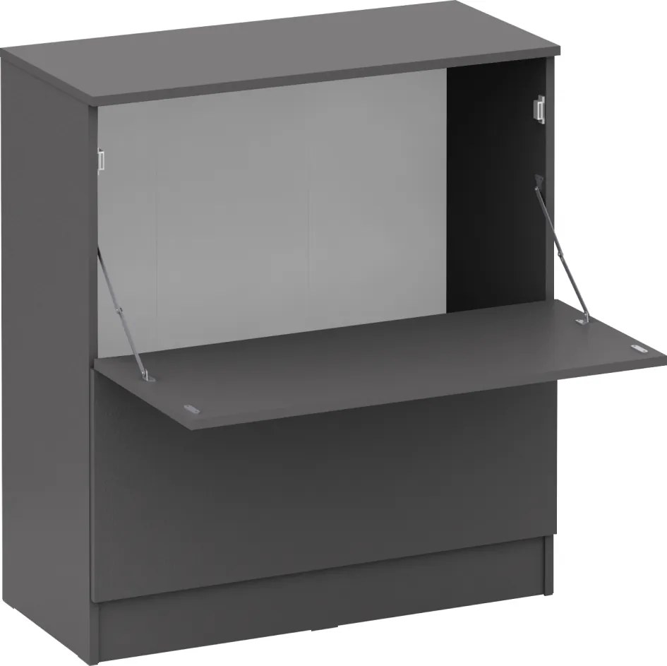 Pierzak BETTY 2, grafitowy