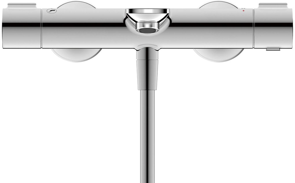 Duravit Wave bateria wannowa z termostatemMontaż natynkowy - 2 ujścia wody