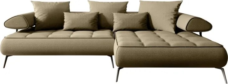 Narożnik SELEDO S układ L z funkcją elektrycznej regulacji głebokości siedziska WERSAL