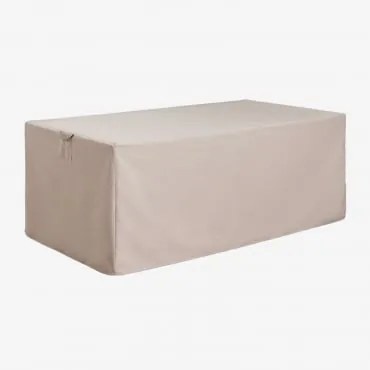 Pokrowiec Ochronny Na Prostokątny Stół Ogrodowy Otley Kremowa Tapioca & 190 X 105 Cm - Sklum