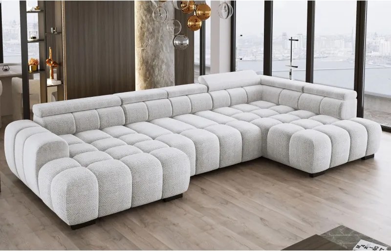 Narożnik BULL XL Prawostronny z elektryczną funkcją regulacji tkanina Eden 17 WERSAL