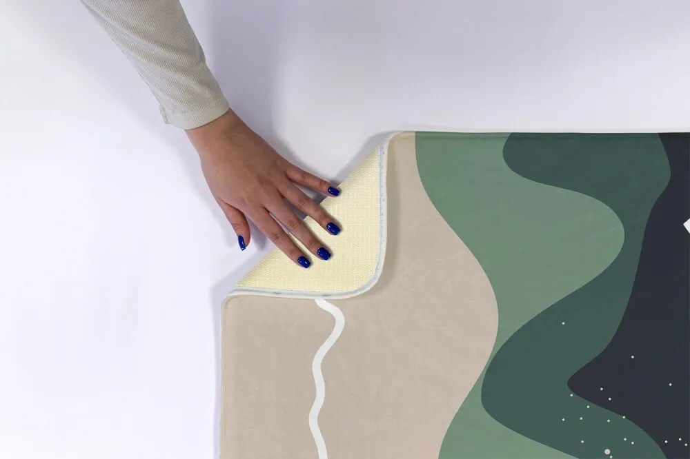 Dywanik antypoślizgowy do łazienki Dywanik antypoślizgowy do łazienki Geometryczny Wzór