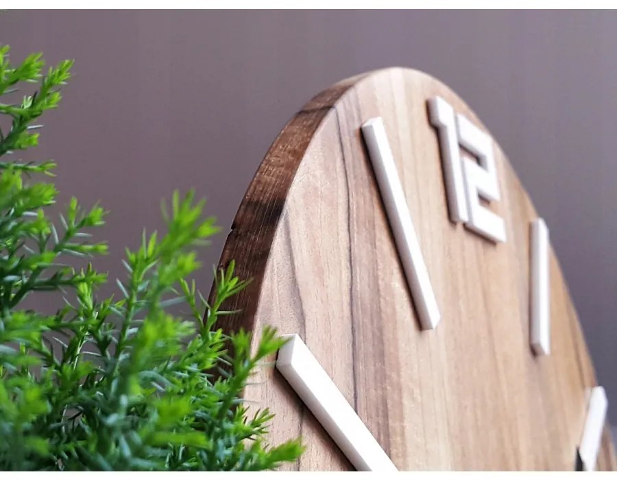 Zegar na ścianę nowoczesny efektowny okrągły cichy do kuchni salonu pokoju