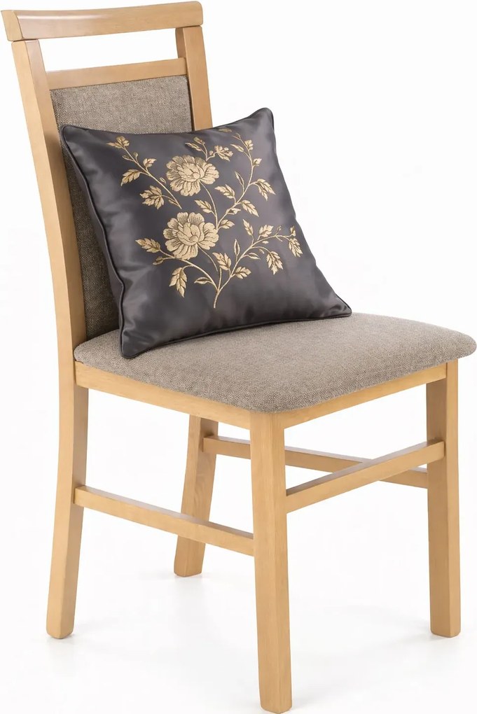 Krzesło drewniane tapicerowane do salonu K9-S06