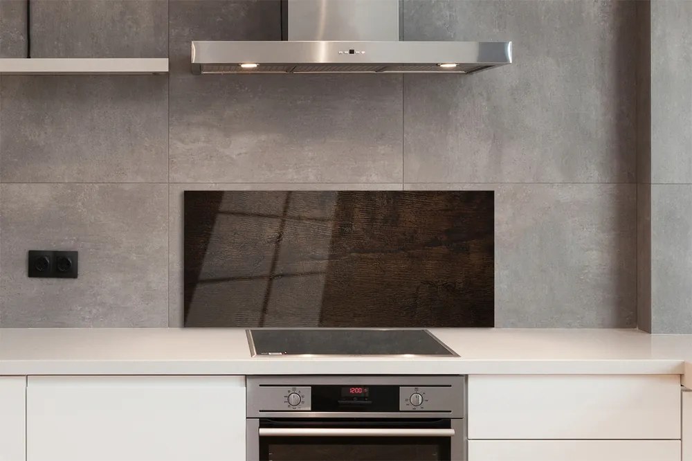 Szklany Panel Szlachetne Drewno i Słoje